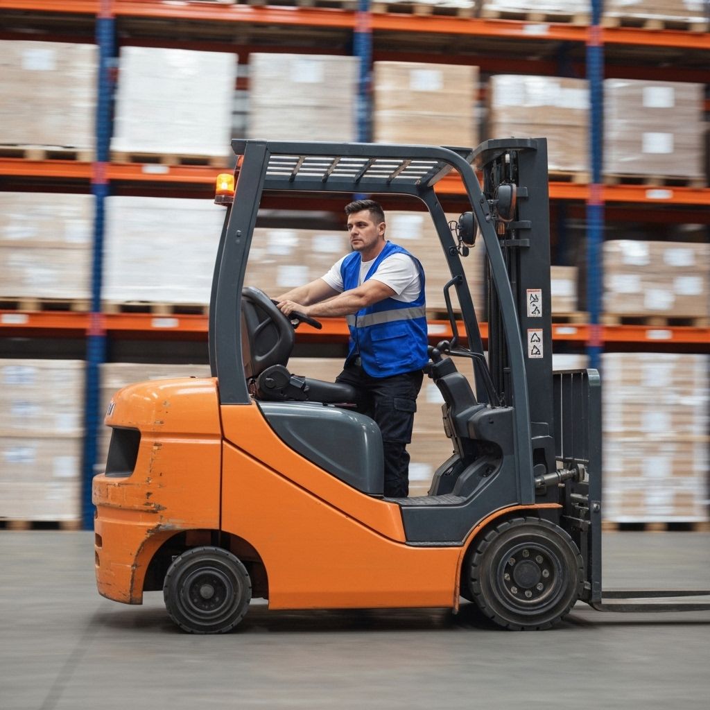 Operatörlü forklift hizmeti