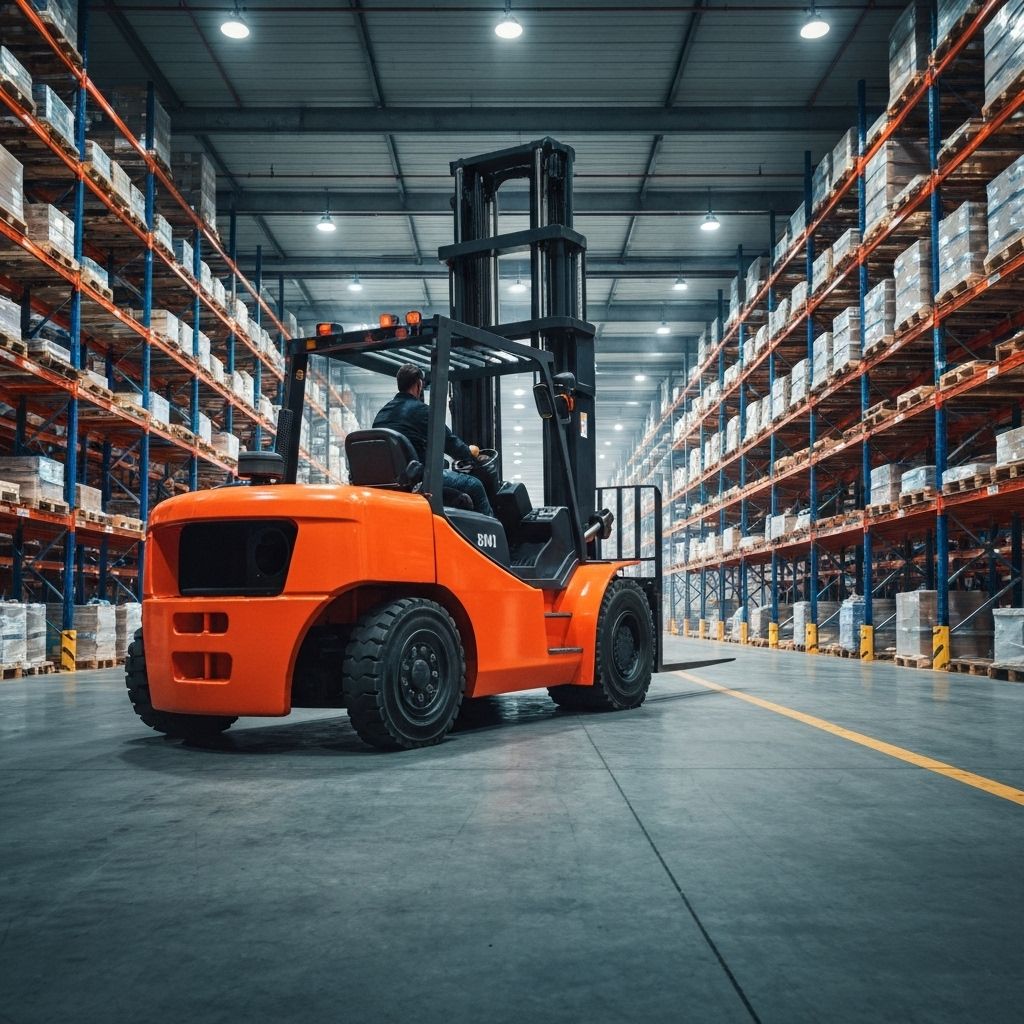 Forklift operasyonu